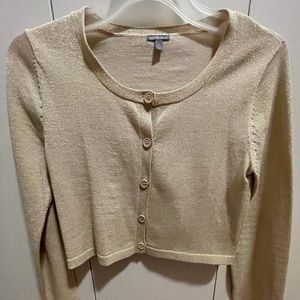 Sparkly Gold Cardigan